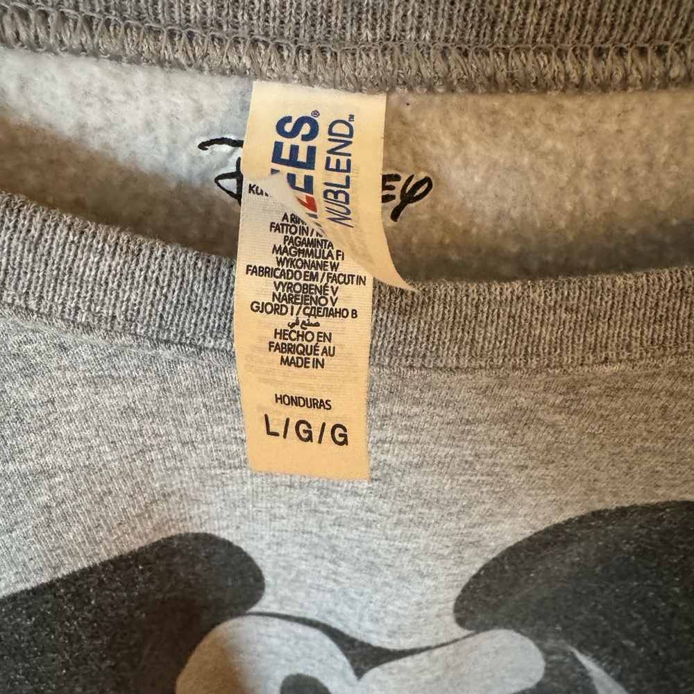 Gray Mickey Mouse Sweatshirt - image 2